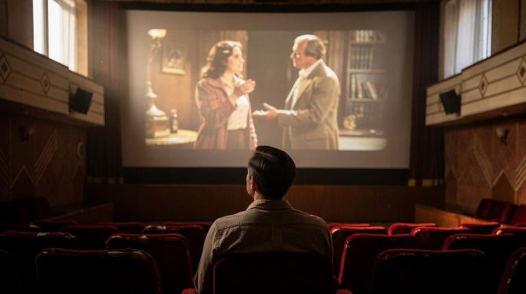 Как по сцене из ретро-фильма понять замысел режиссёра
